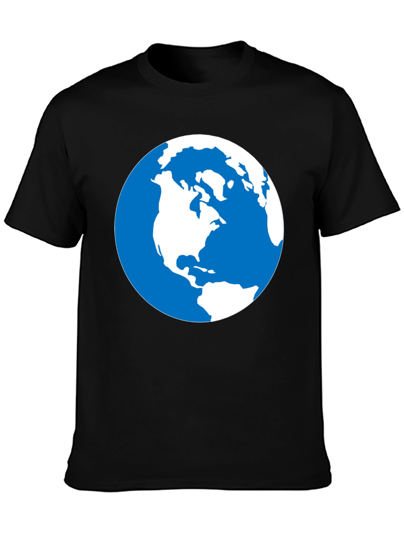 Earth Graphic Black T-Shirt