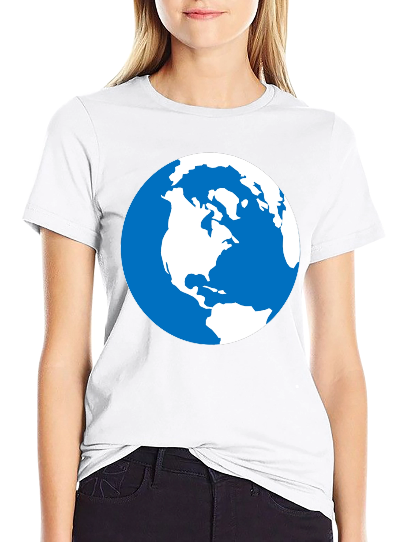 Earth Graphic Black T-Shirt