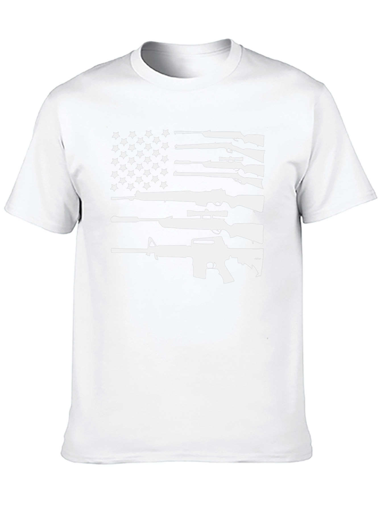 Gun Flag Graphic T-Shirt