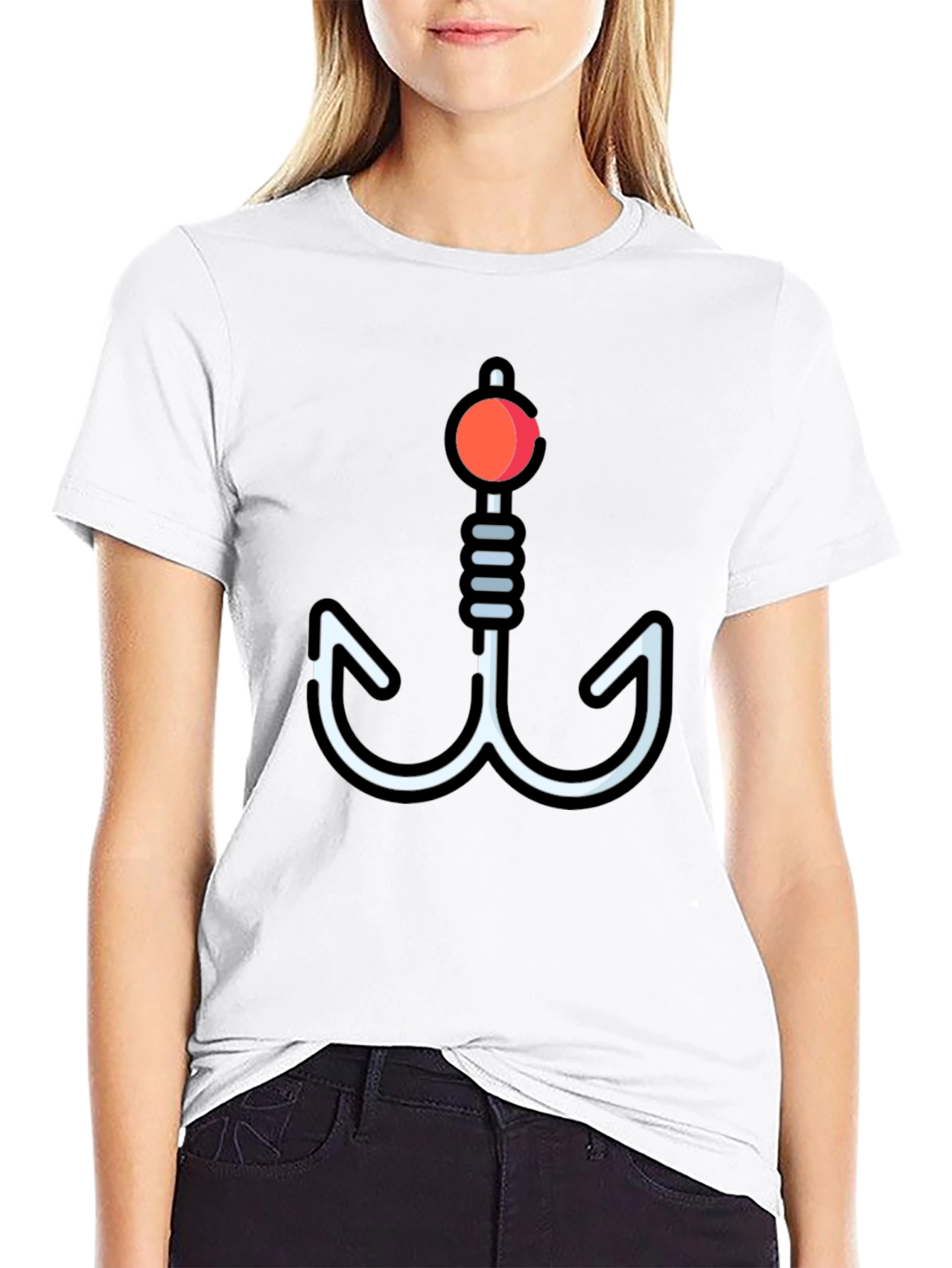 Fishing Hook Graphic T-Shirt - Anglers Delight