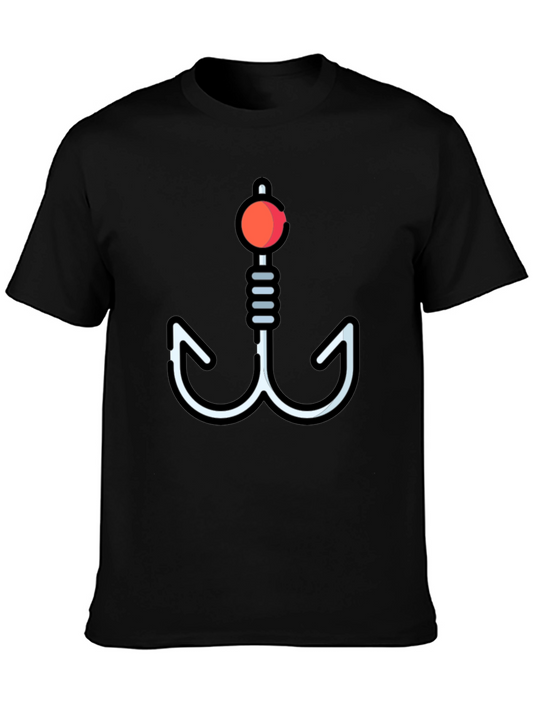 Fishing Hook Graphic T-Shirt - Anglers Delight