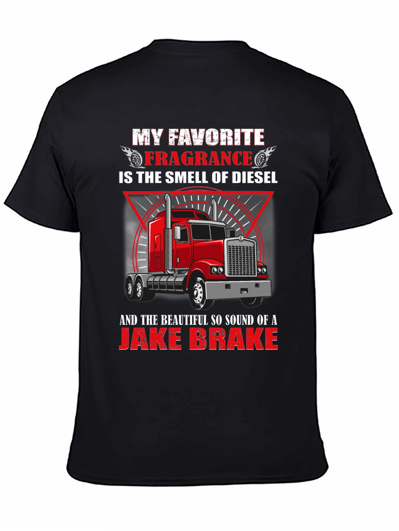 Diesel Smell T-Shirt - Jake Brake Trucker Tee