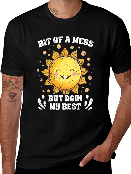 Bit of a Mess Sunflower Graphic Tee