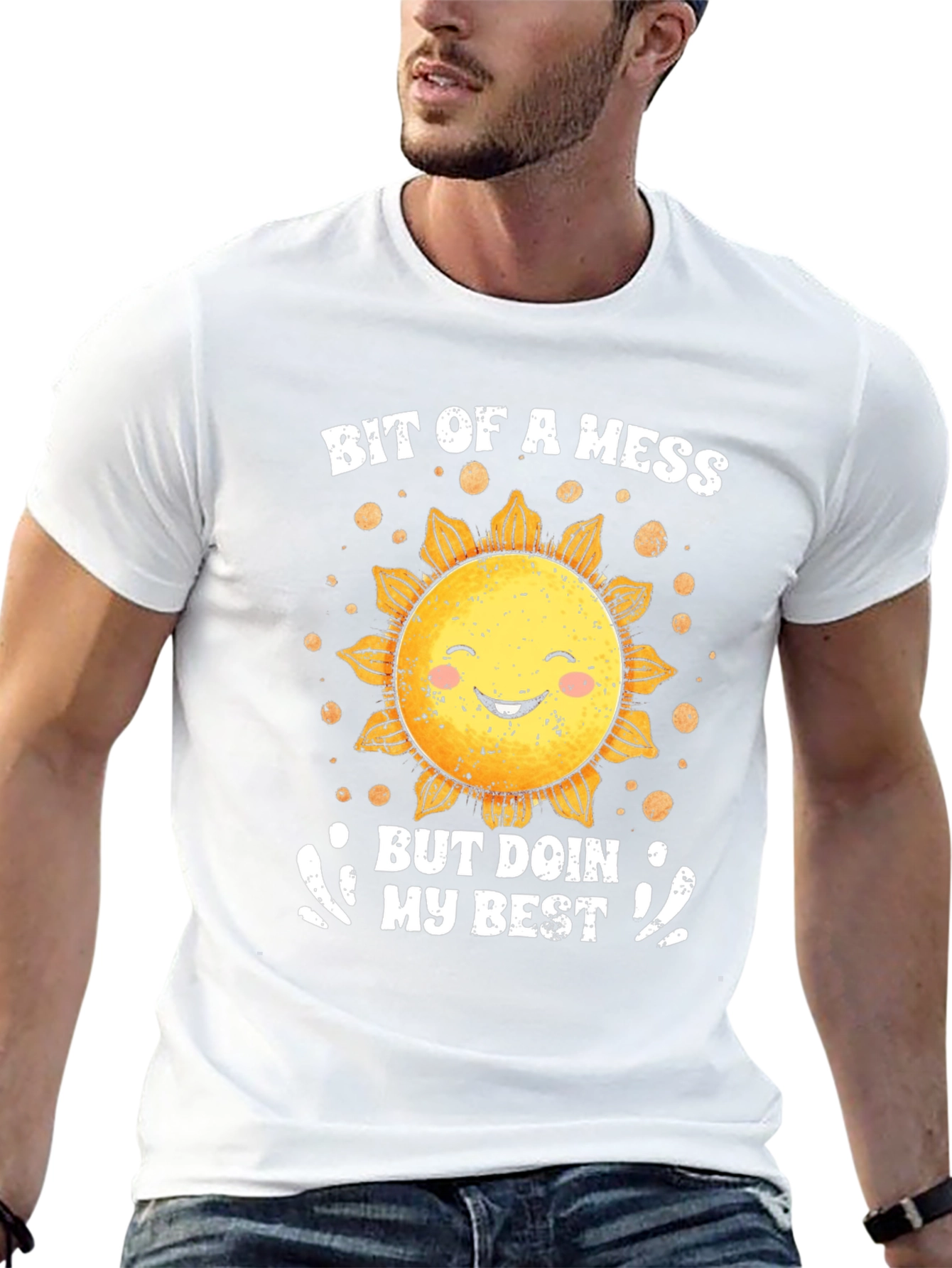 Bit of a Mess Sunflower Graphic Tee
