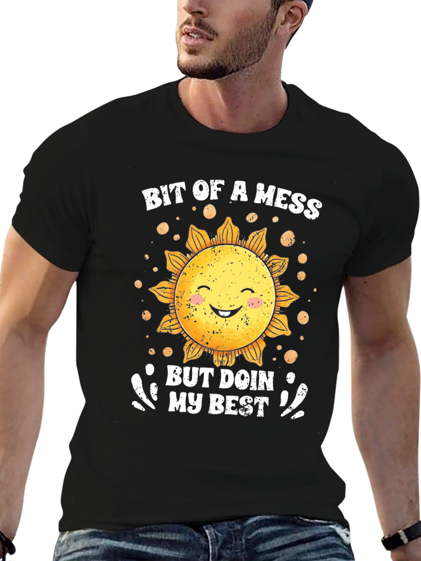 Bit of a Mess Sunflower Graphic Tee
