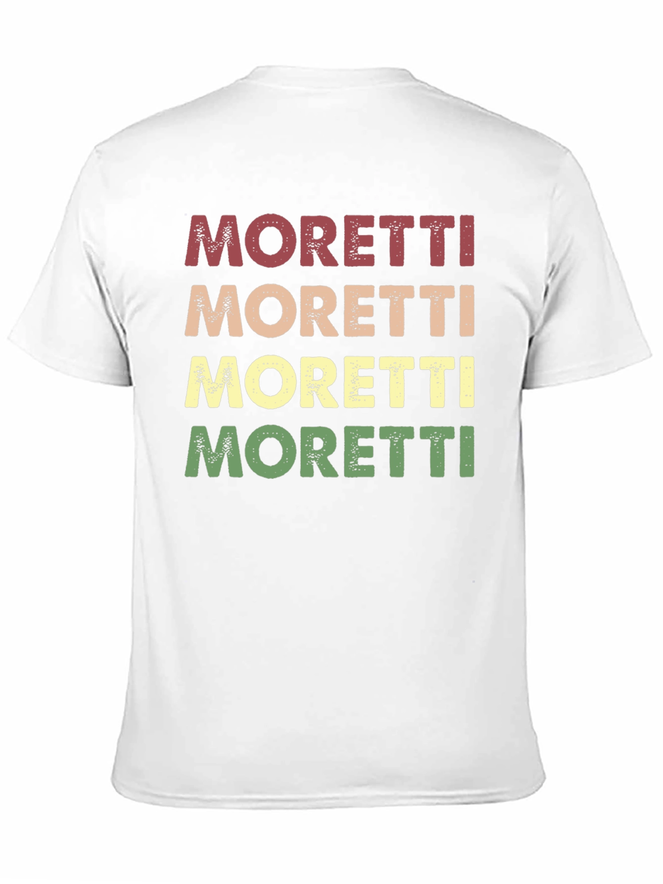 Retro Moretti T-Shirt - Classic Beer Graphic Tee