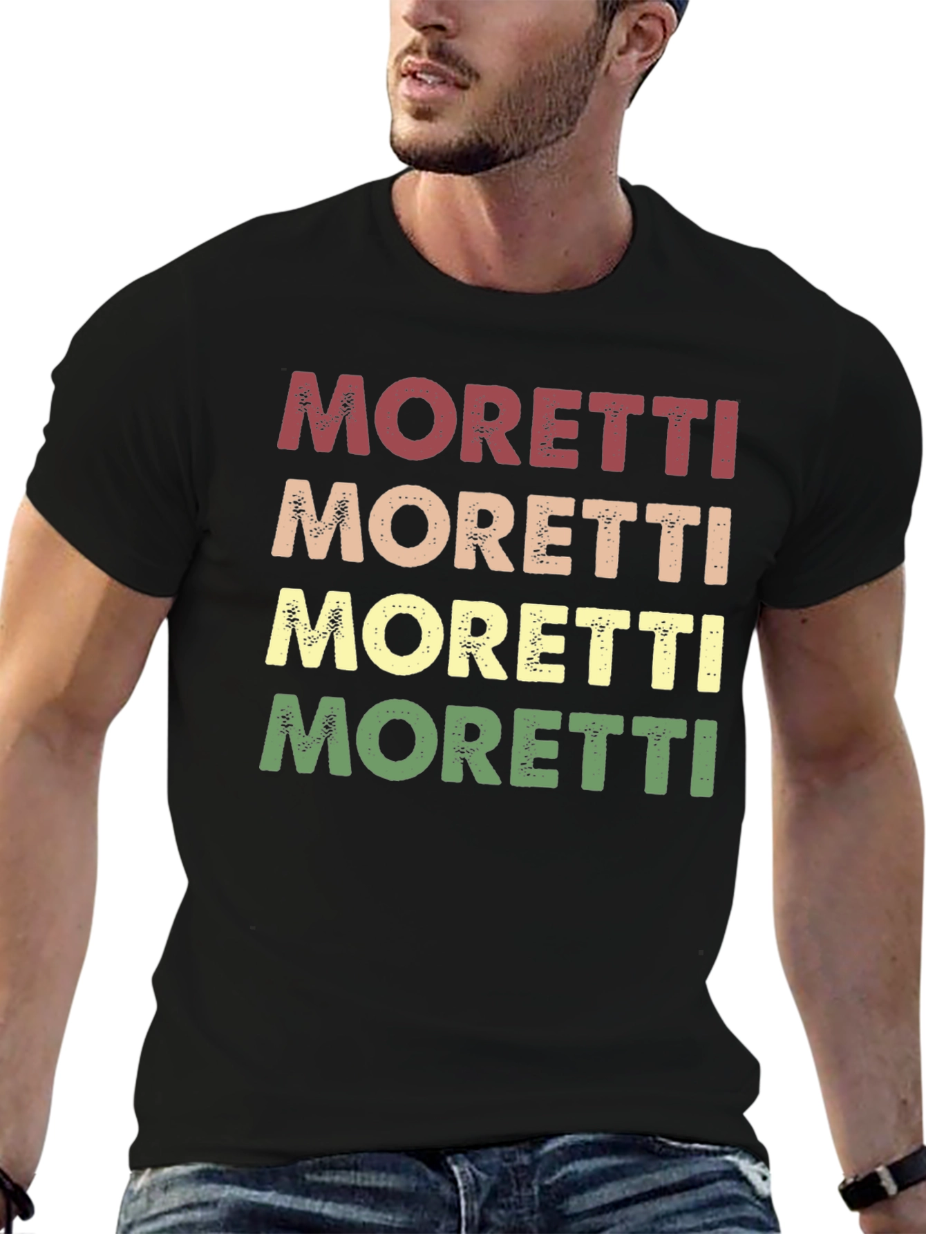 Retro Moretti T-Shirt - Classic Beer Graphic Tee