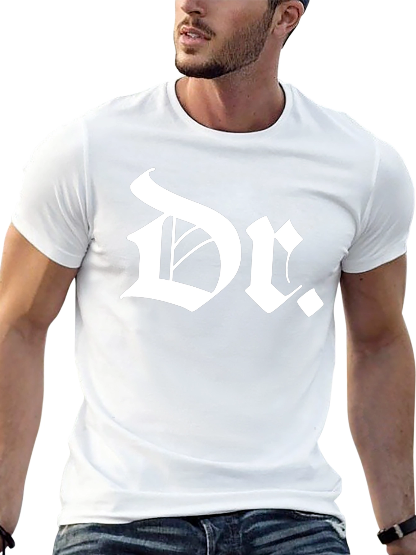Dr. T-Shirt - Old English Font Black Tee