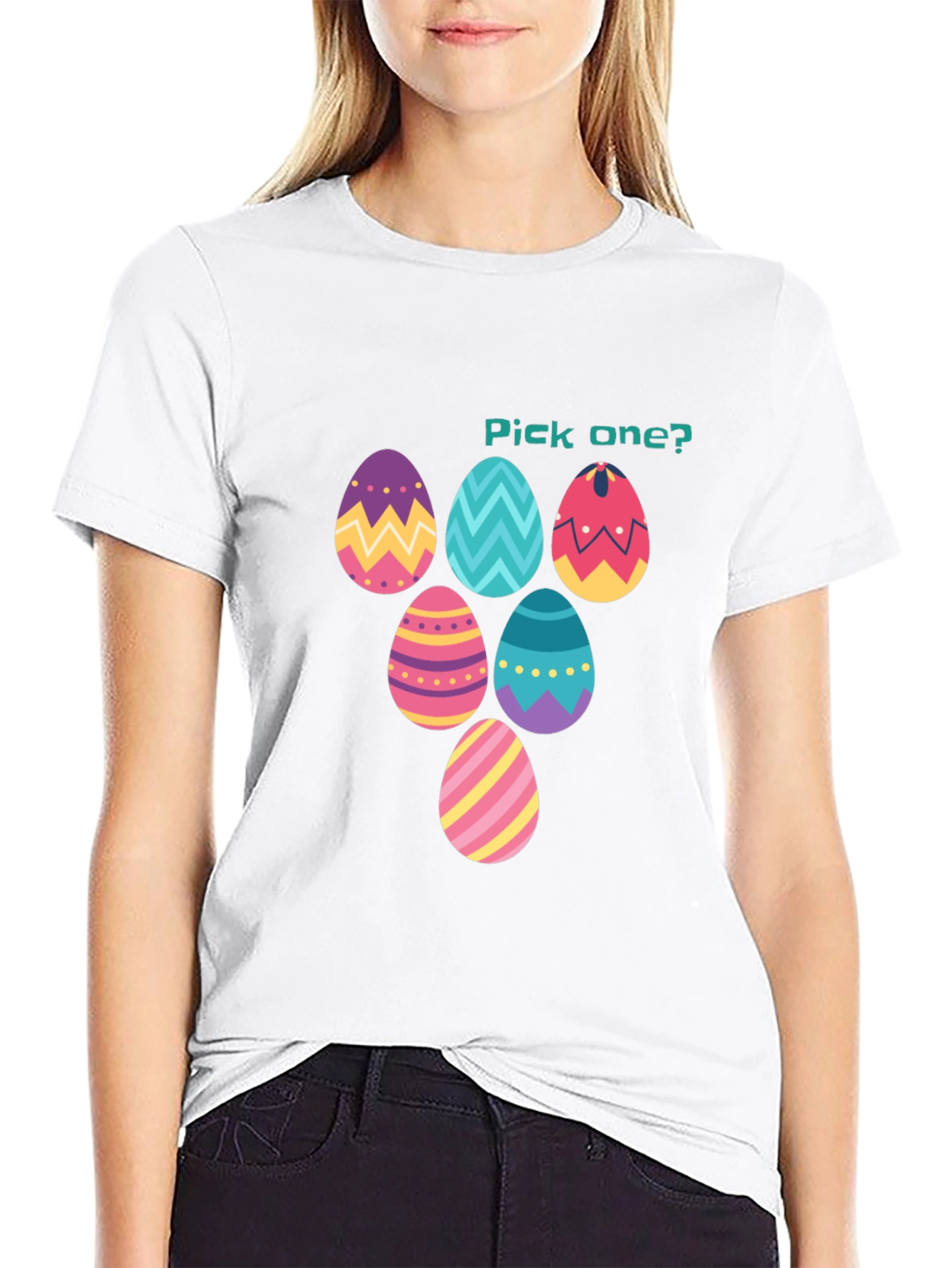Pick One? Easter Egg T-Shirt Funny Spring Holiday Tee