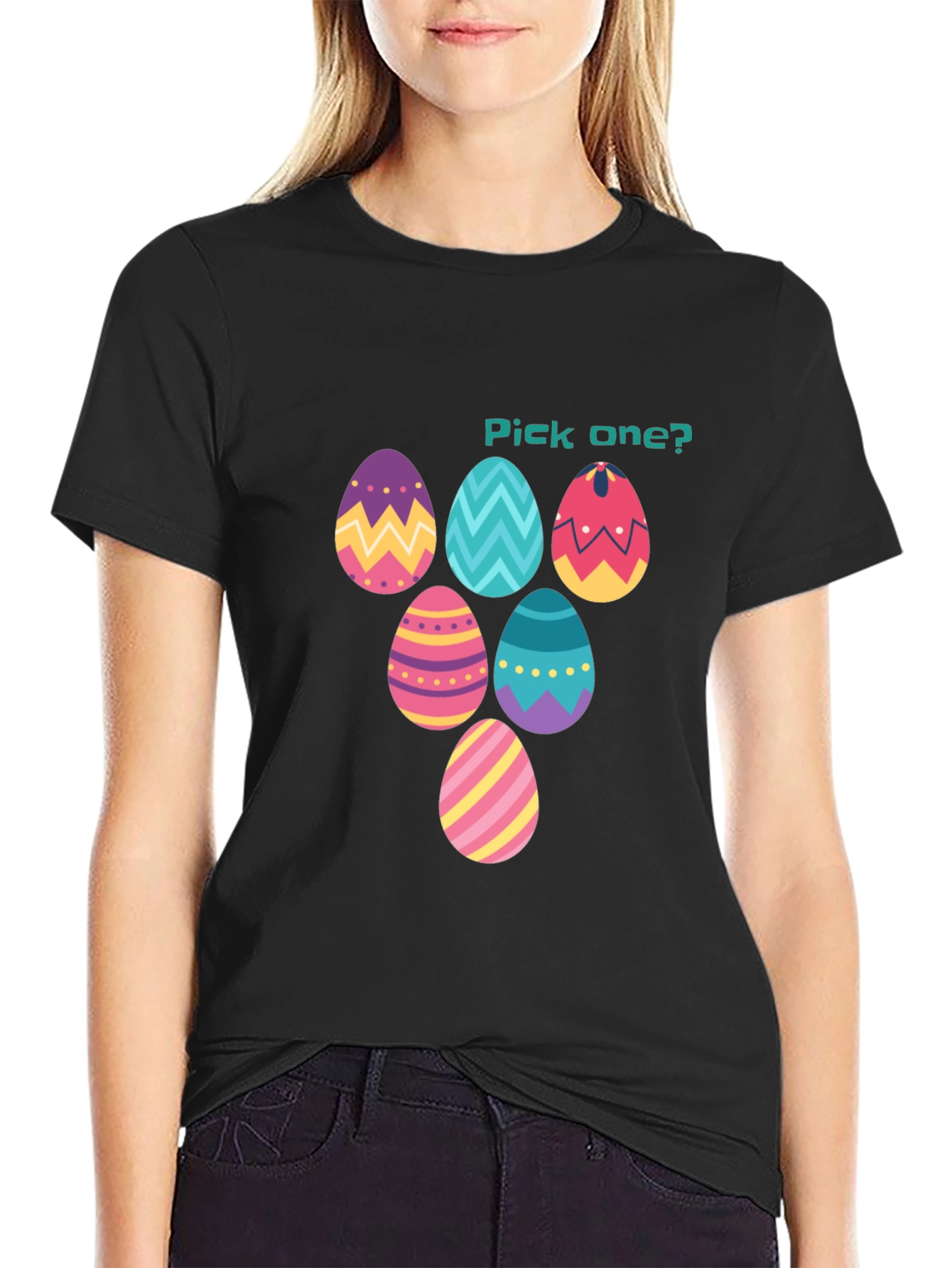 Pick One? Easter Egg T-Shirt Funny Spring Holiday Tee