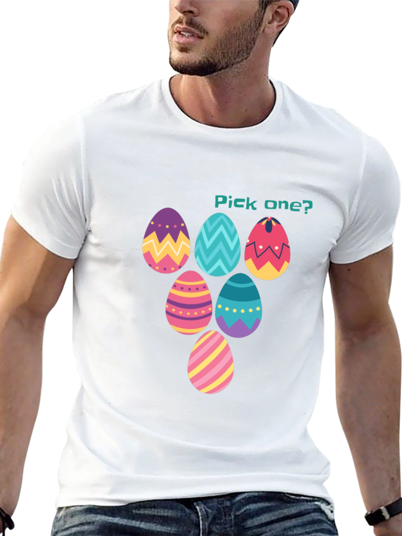 Pick One? Easter Egg T-Shirt Funny Spring Holiday Tee