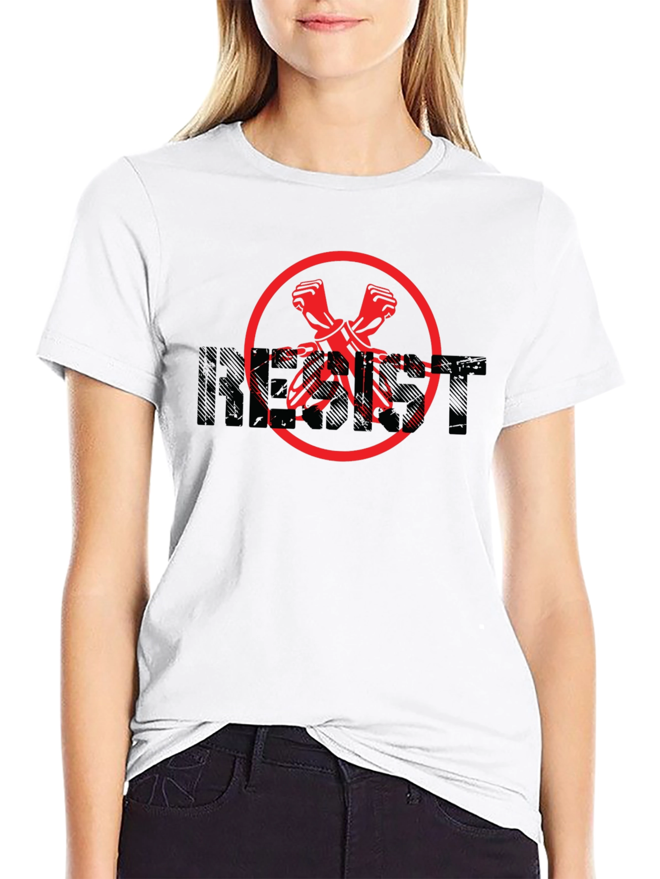 Resist Graphic Tee - Bold Statement T-Shirt