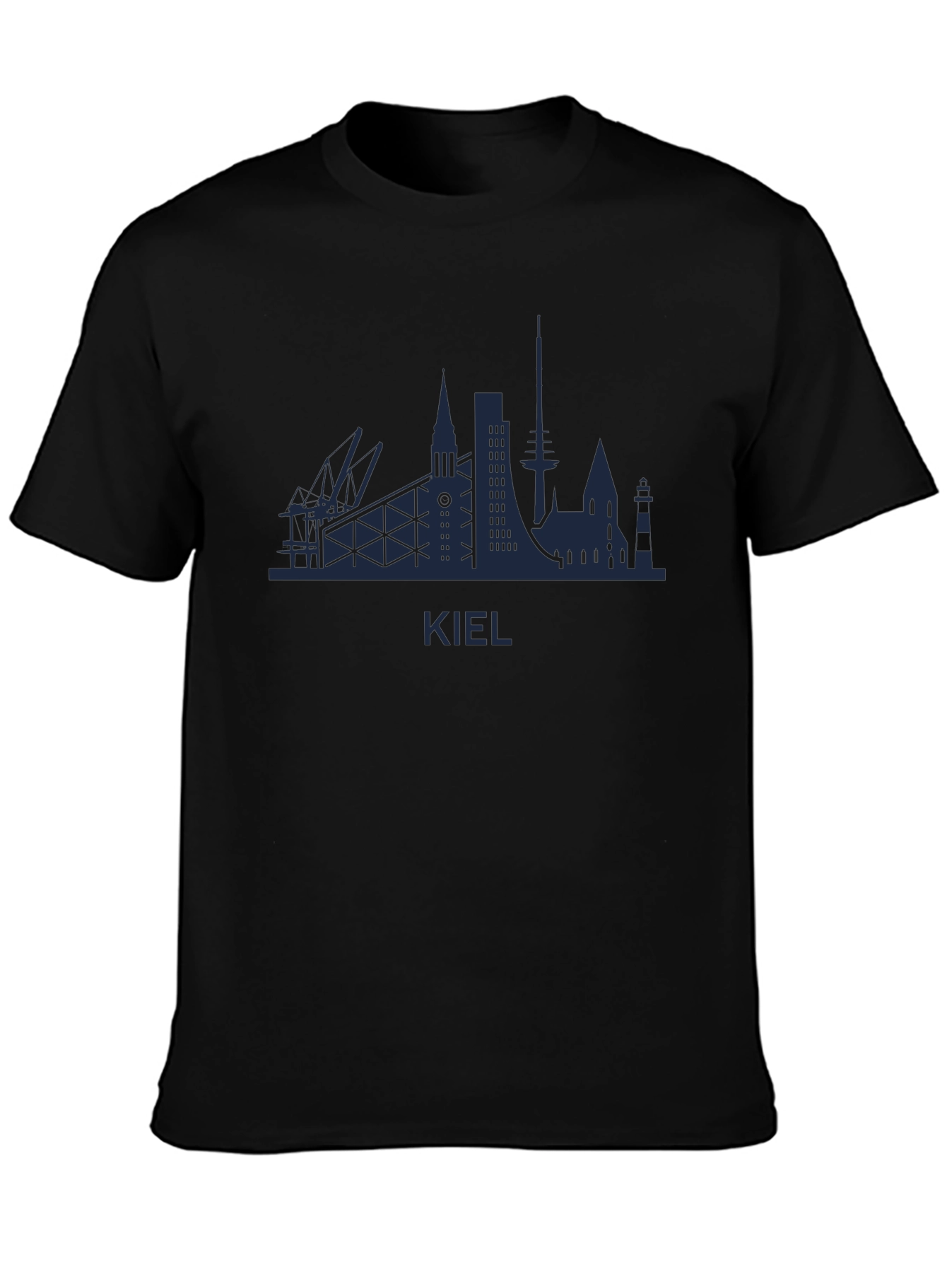 Kiel Skyline T-Shirt - Stylish City Silhouette Tee