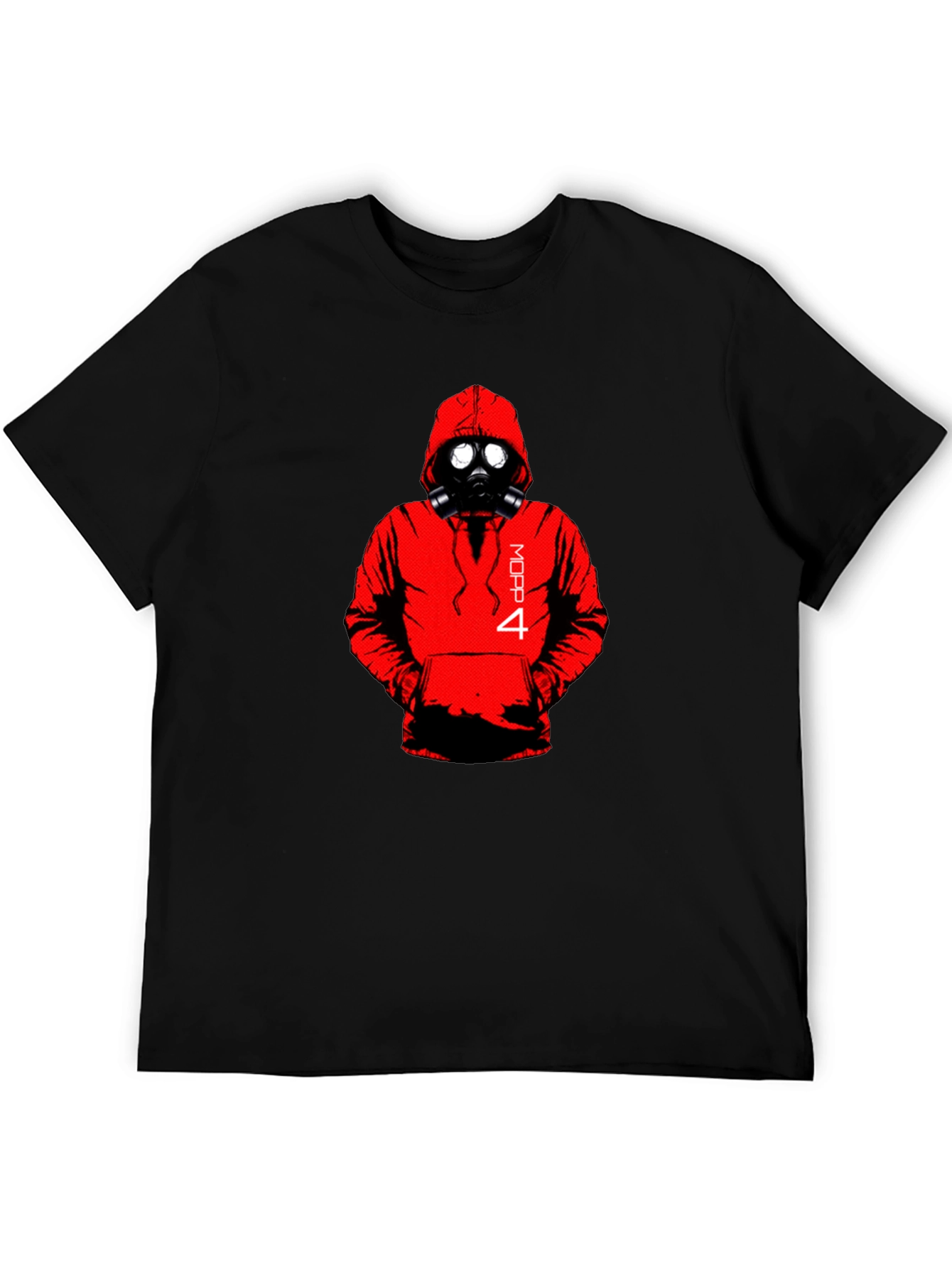 Black MOPP 4 Gas Mask Graphic Tee
