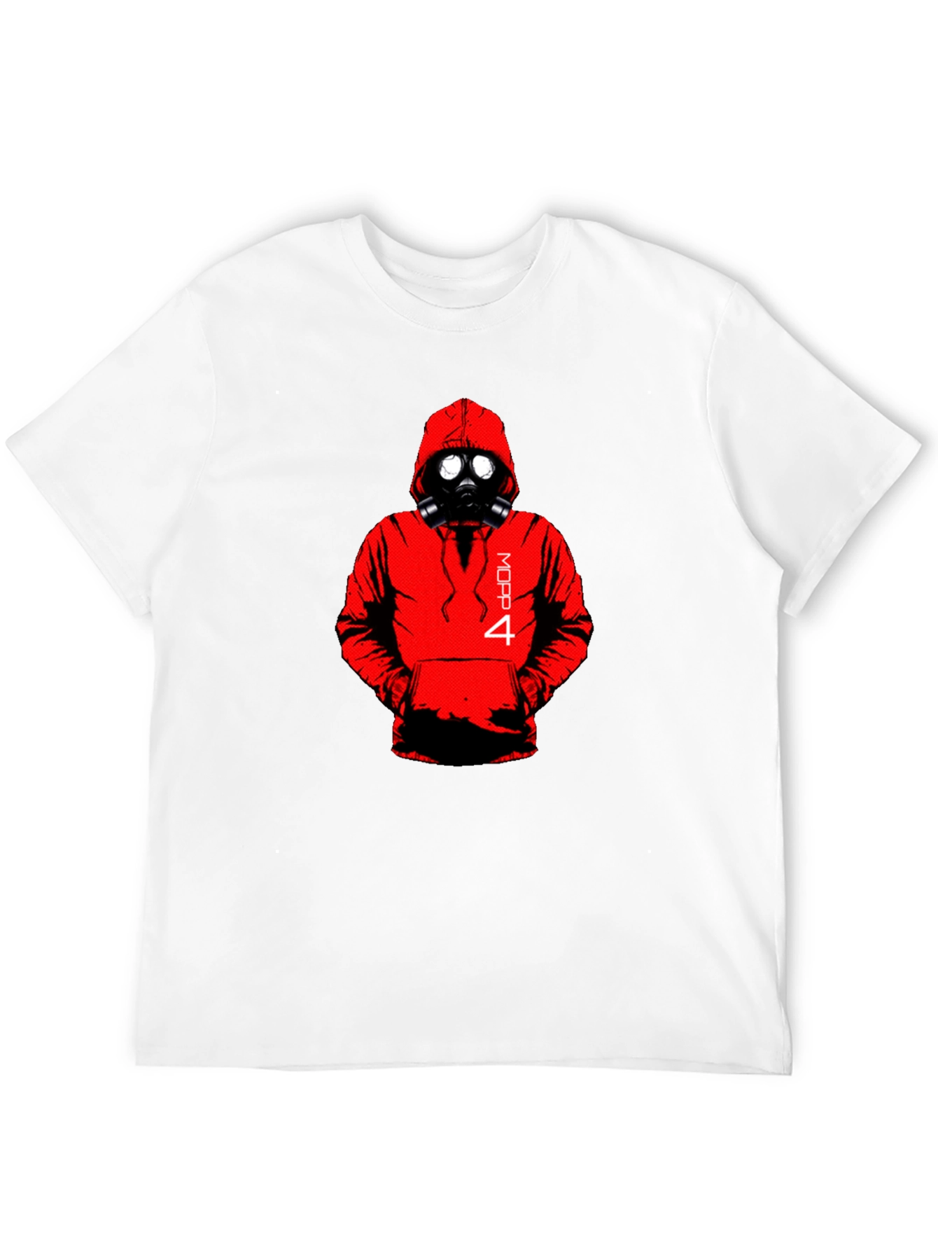 Black MOPP 4 Gas Mask Graphic Tee