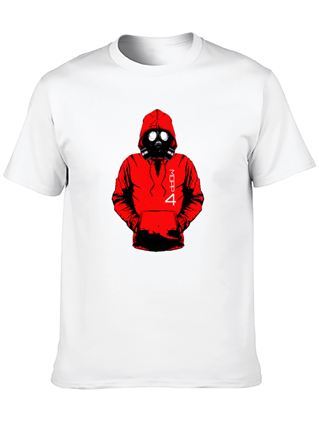 Black MOPP 4 Gas Mask Graphic Tee