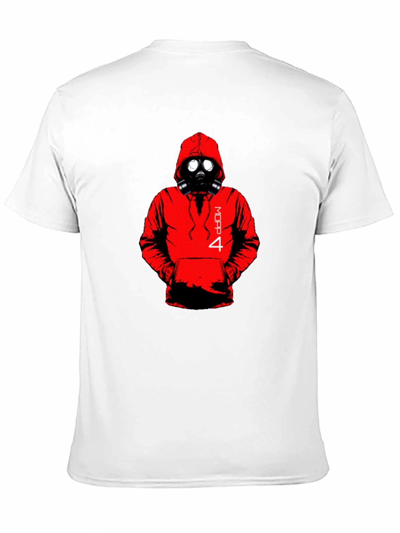 Black MOPP 4 Gas Mask Graphic Tee