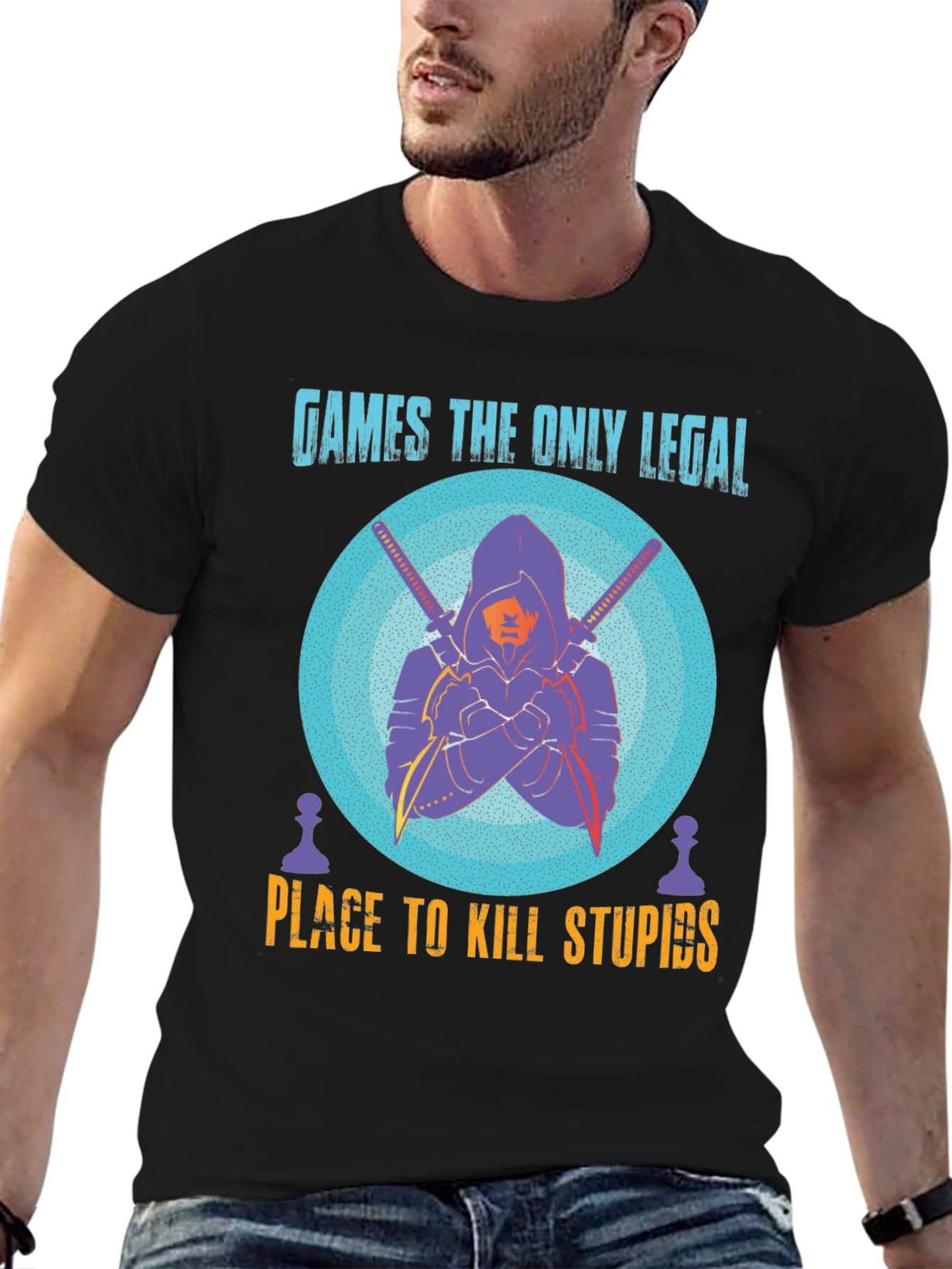 Games: The Only Legal Place T-Shirt