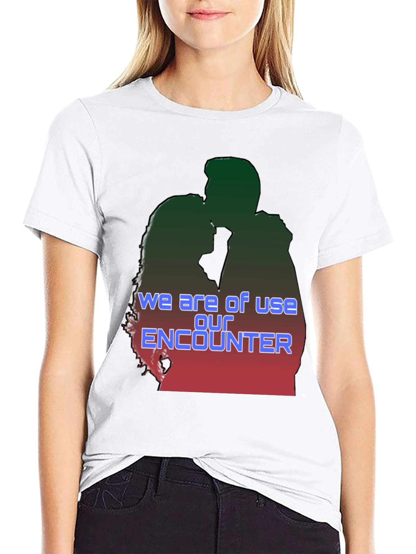 Romantic Encounter Graphic T-Shirt