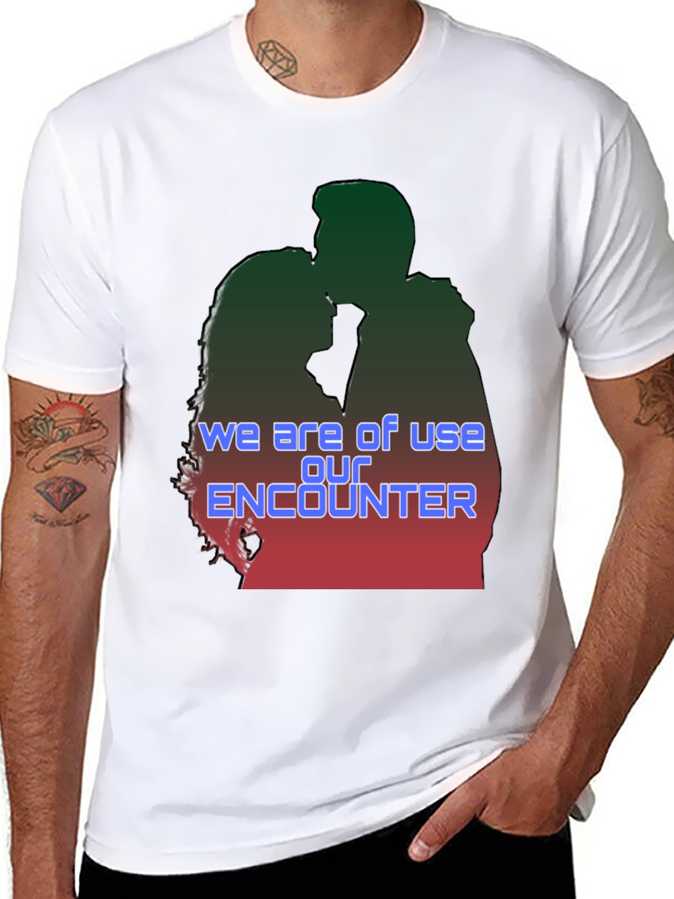 Romantic Encounter Graphic T-Shirt