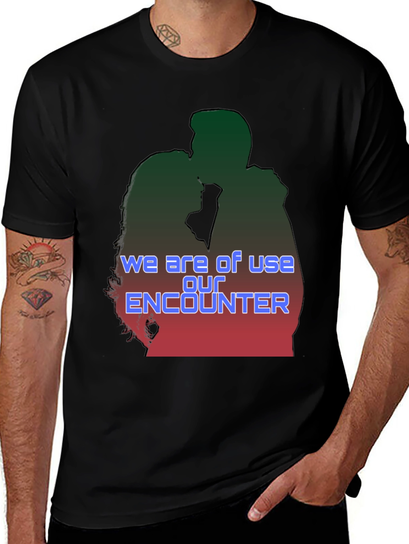 Romantic Encounter Graphic T-Shirt
