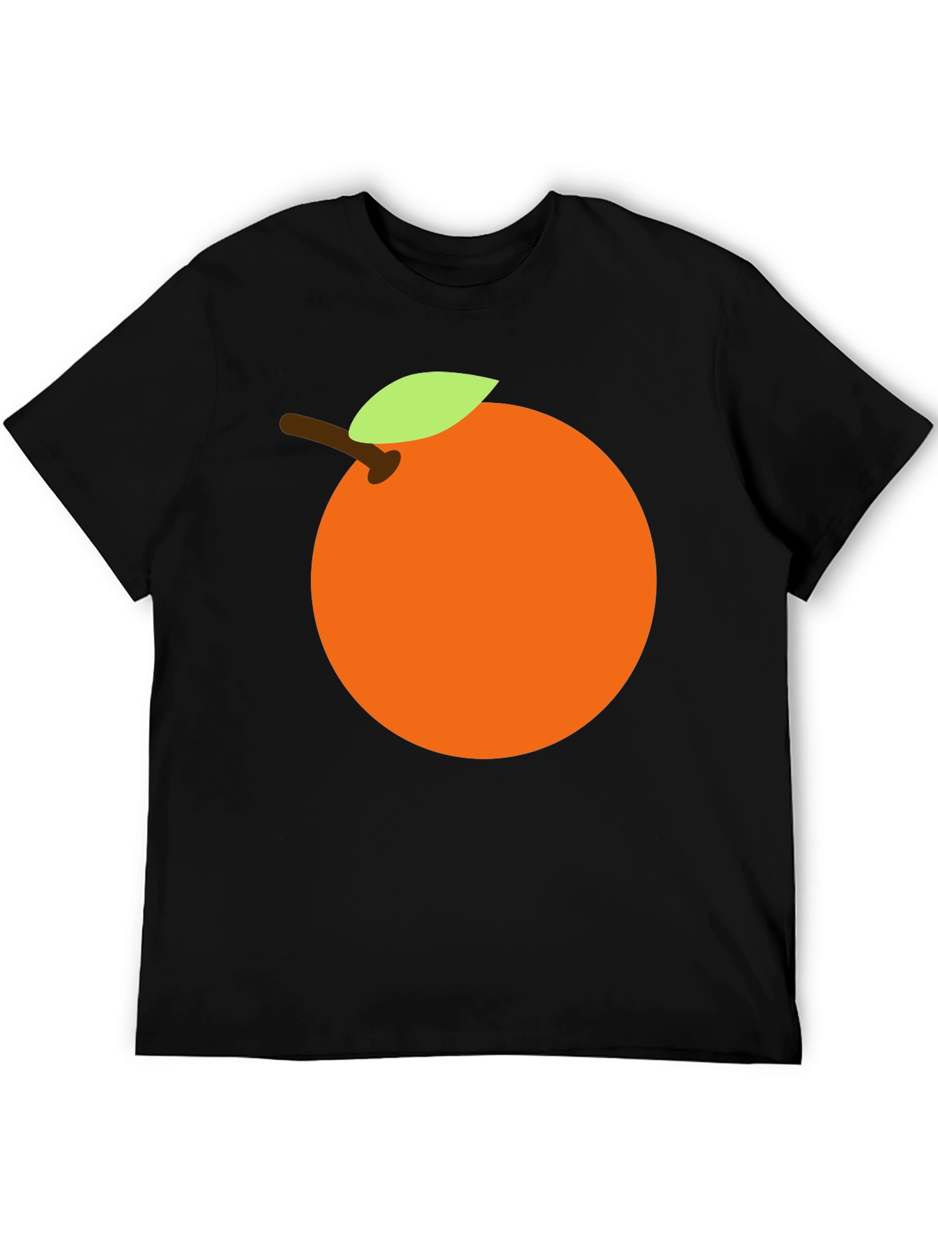 Orange Graphic Tee - Casual Style