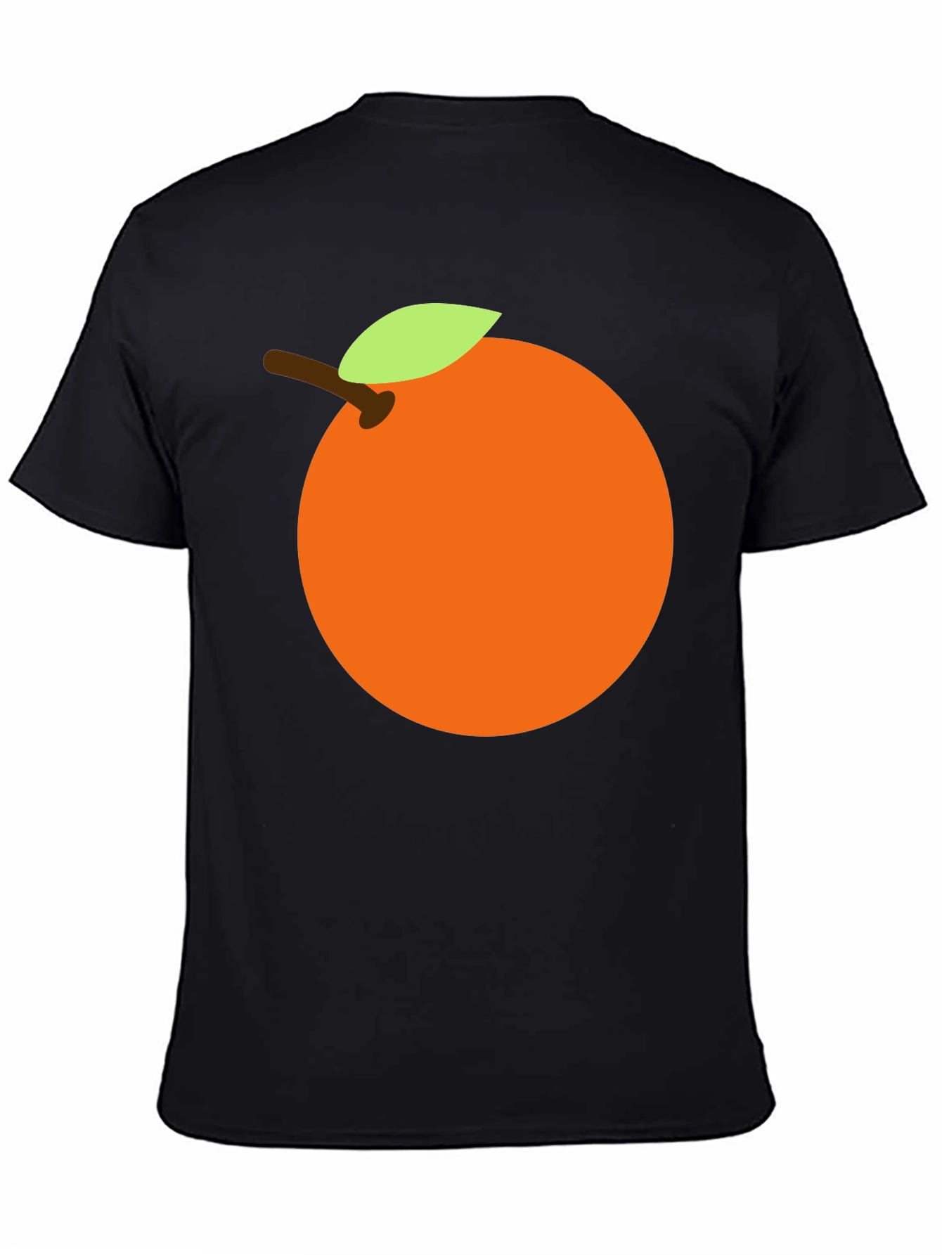 Orange Graphic Tee - Casual Style