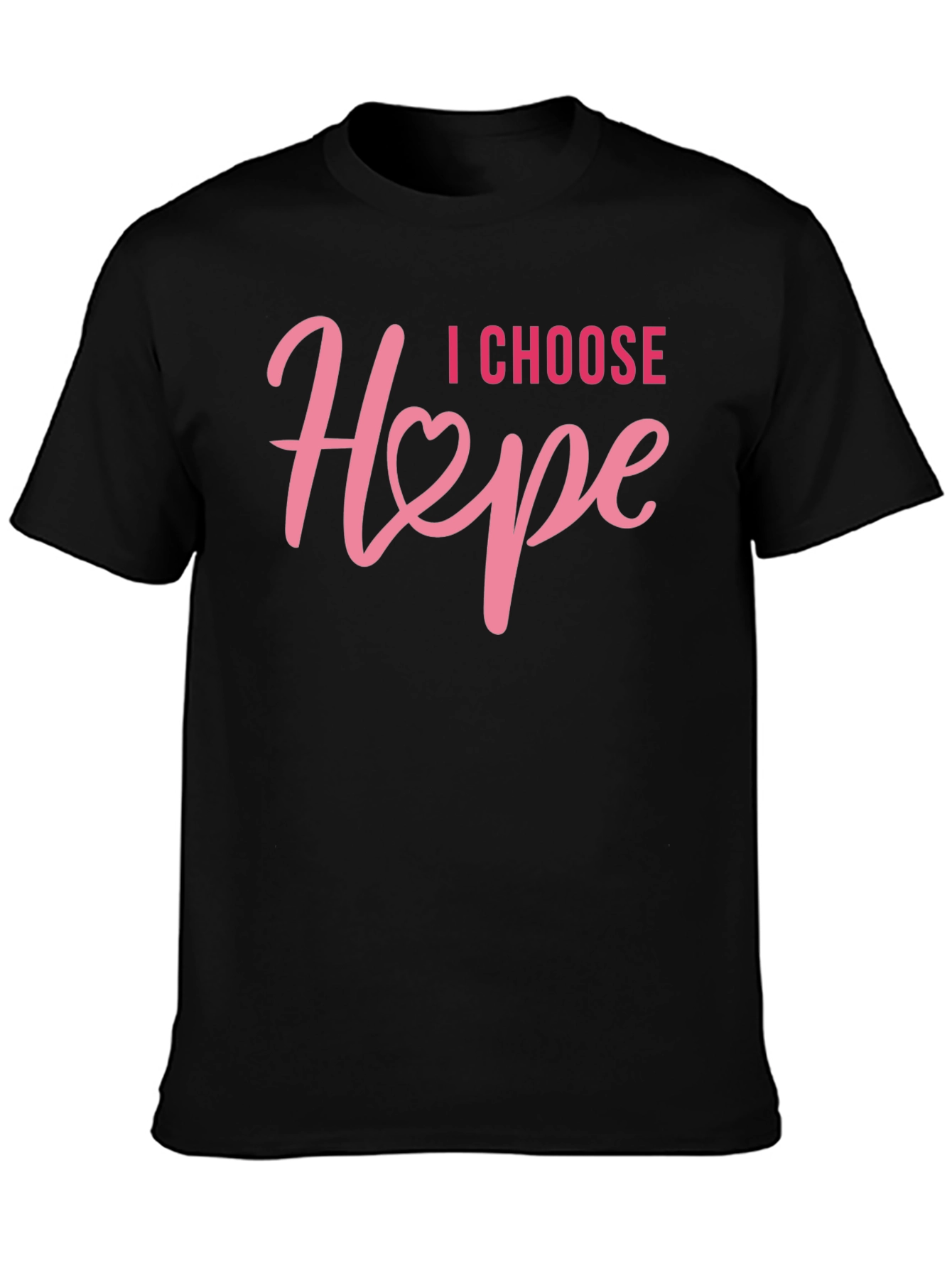 I Choose Hope T-Shirt - Breast Cancer Awareness