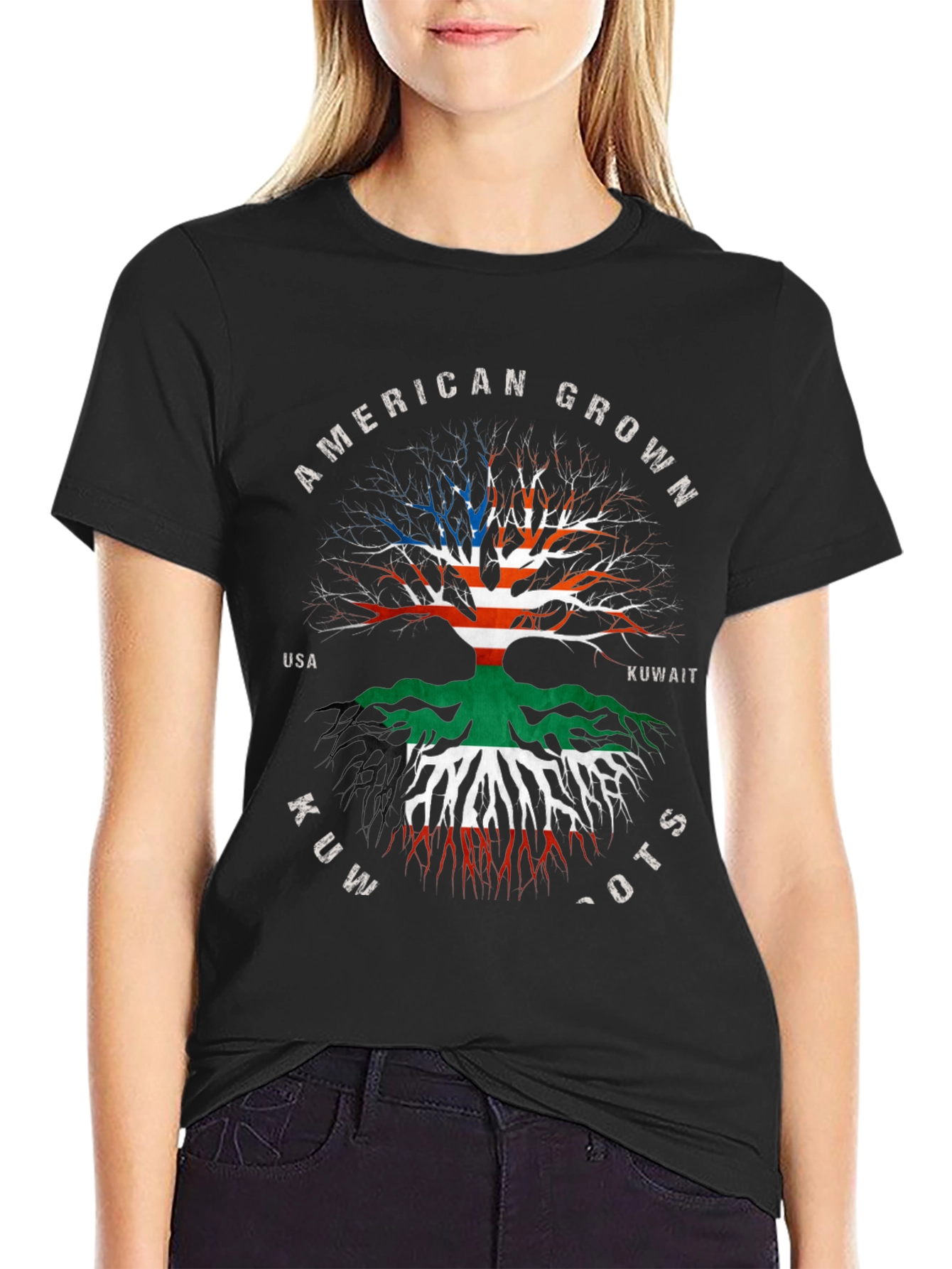 American Grown Kuwaiti Roots T-Shirt