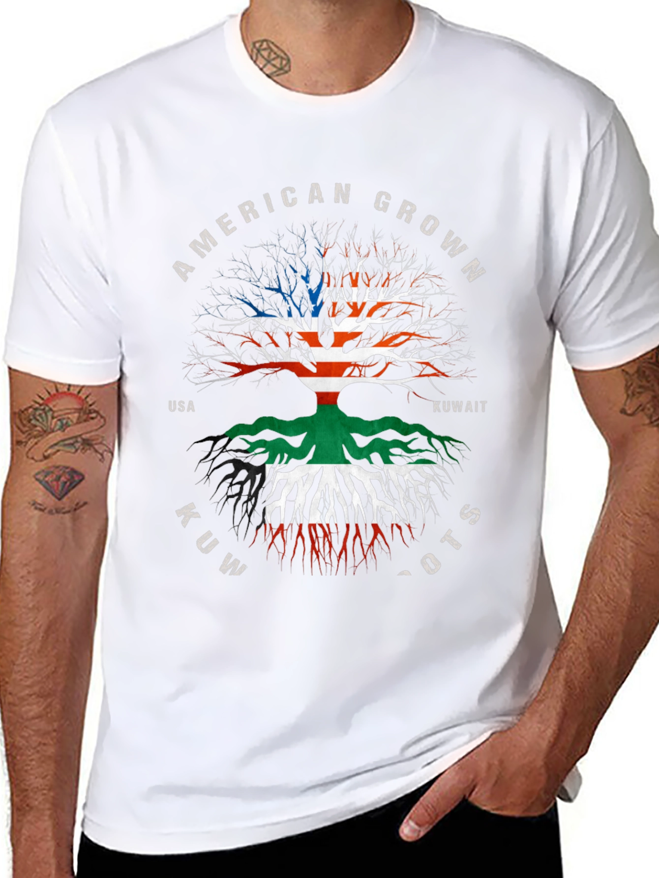 American Grown Kuwaiti Roots T-Shirt