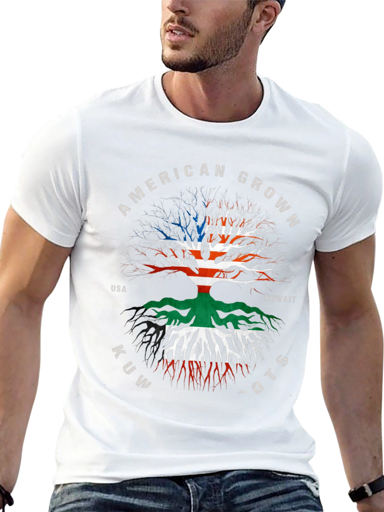 American Grown Kuwaiti Roots T-Shirt
