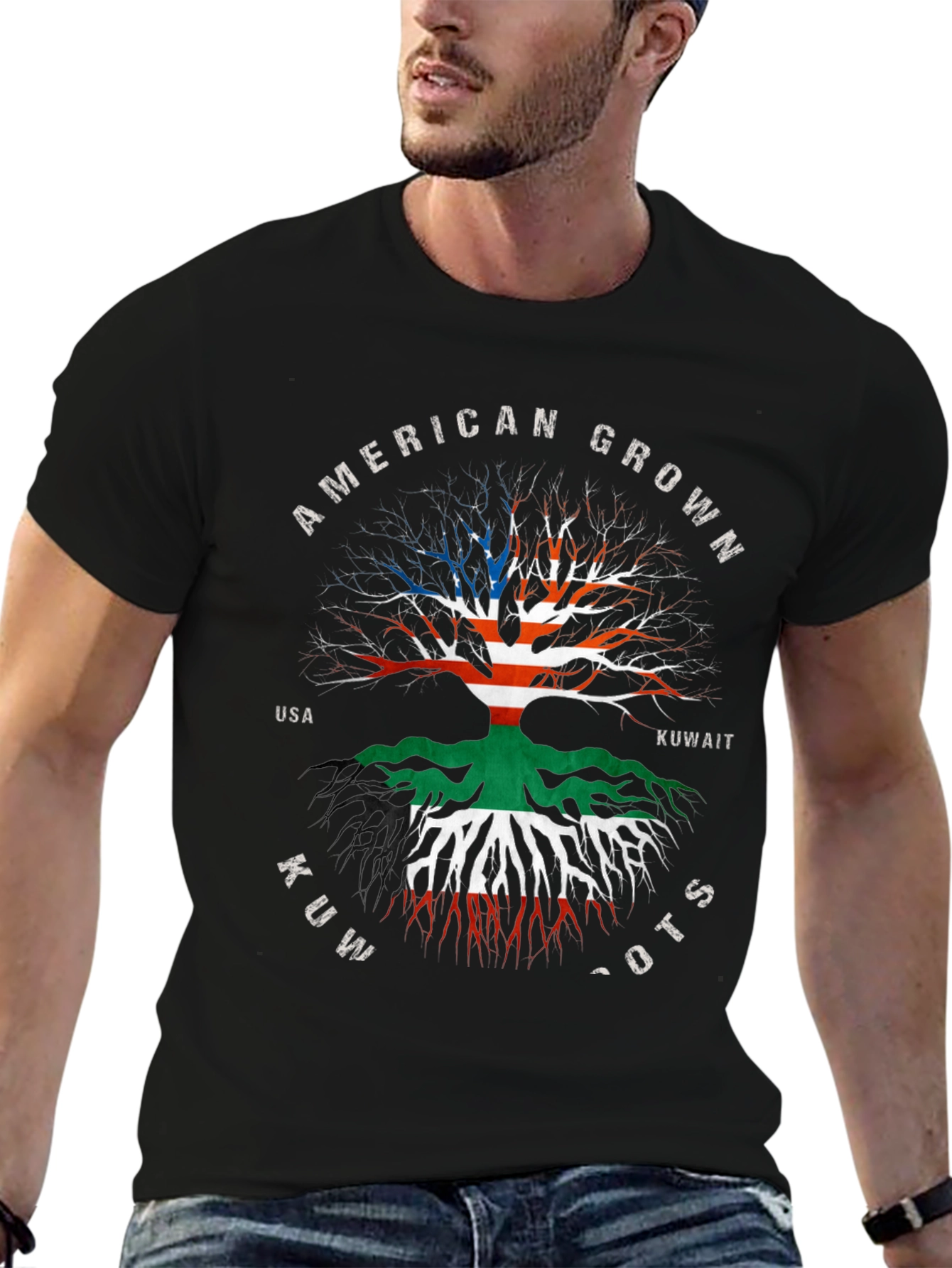 American Grown Kuwaiti Roots T-Shirt