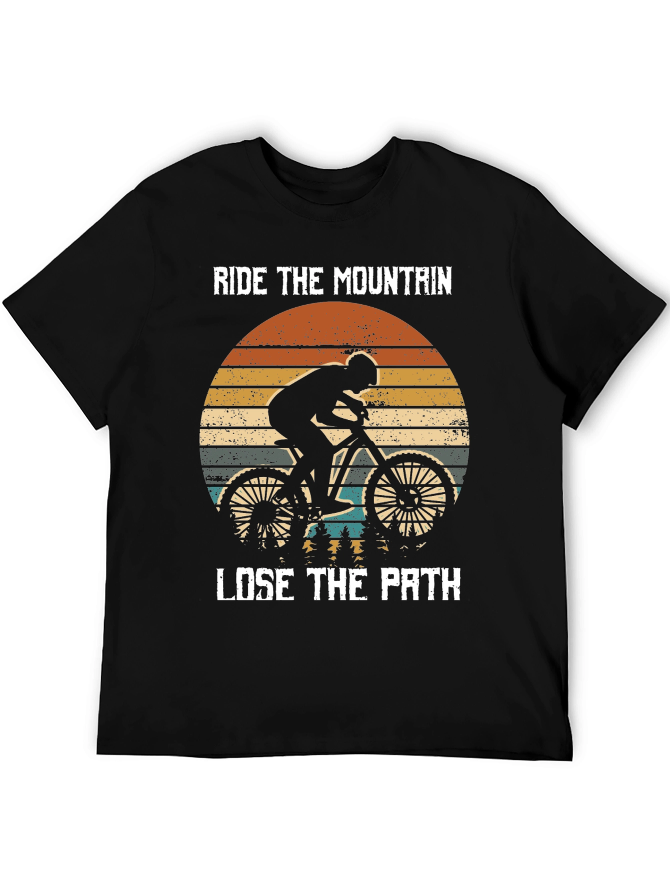 Ride the Mountain T-Shirt - Mountain Biker Tee