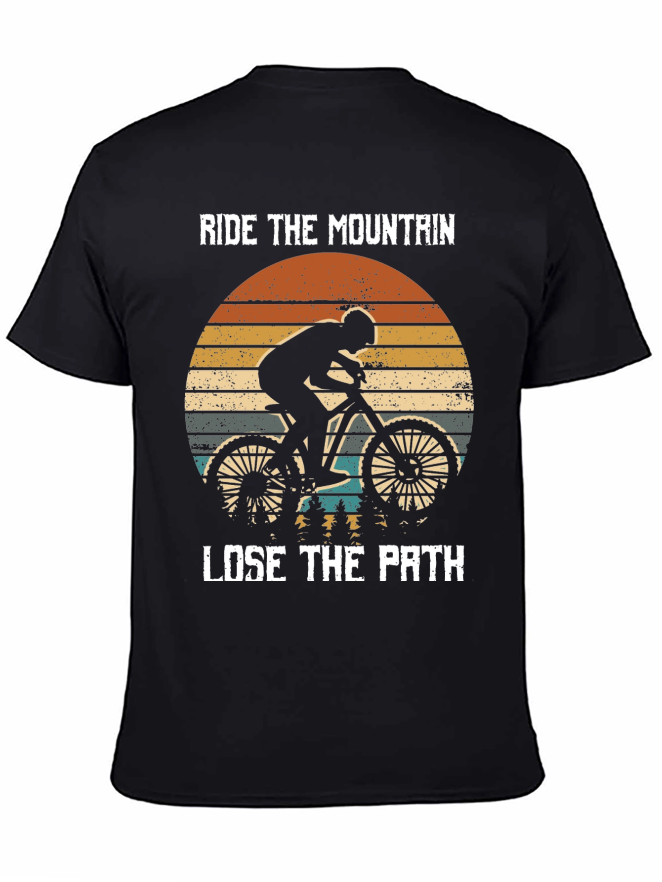 Ride the Mountain T-Shirt - Mountain Biker Tee