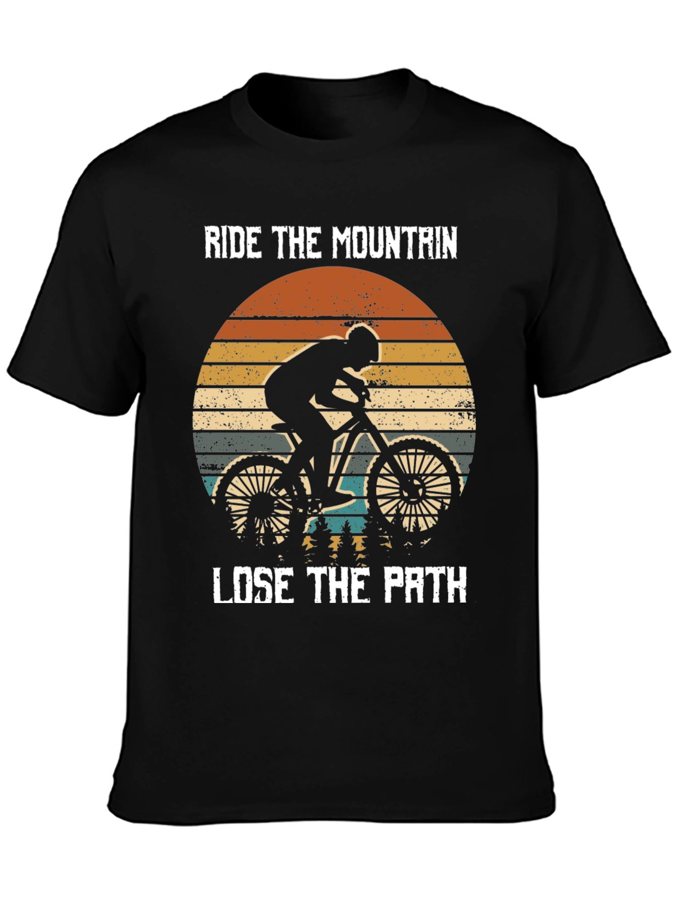 Ride the Mountain T-Shirt - Mountain Biker Tee