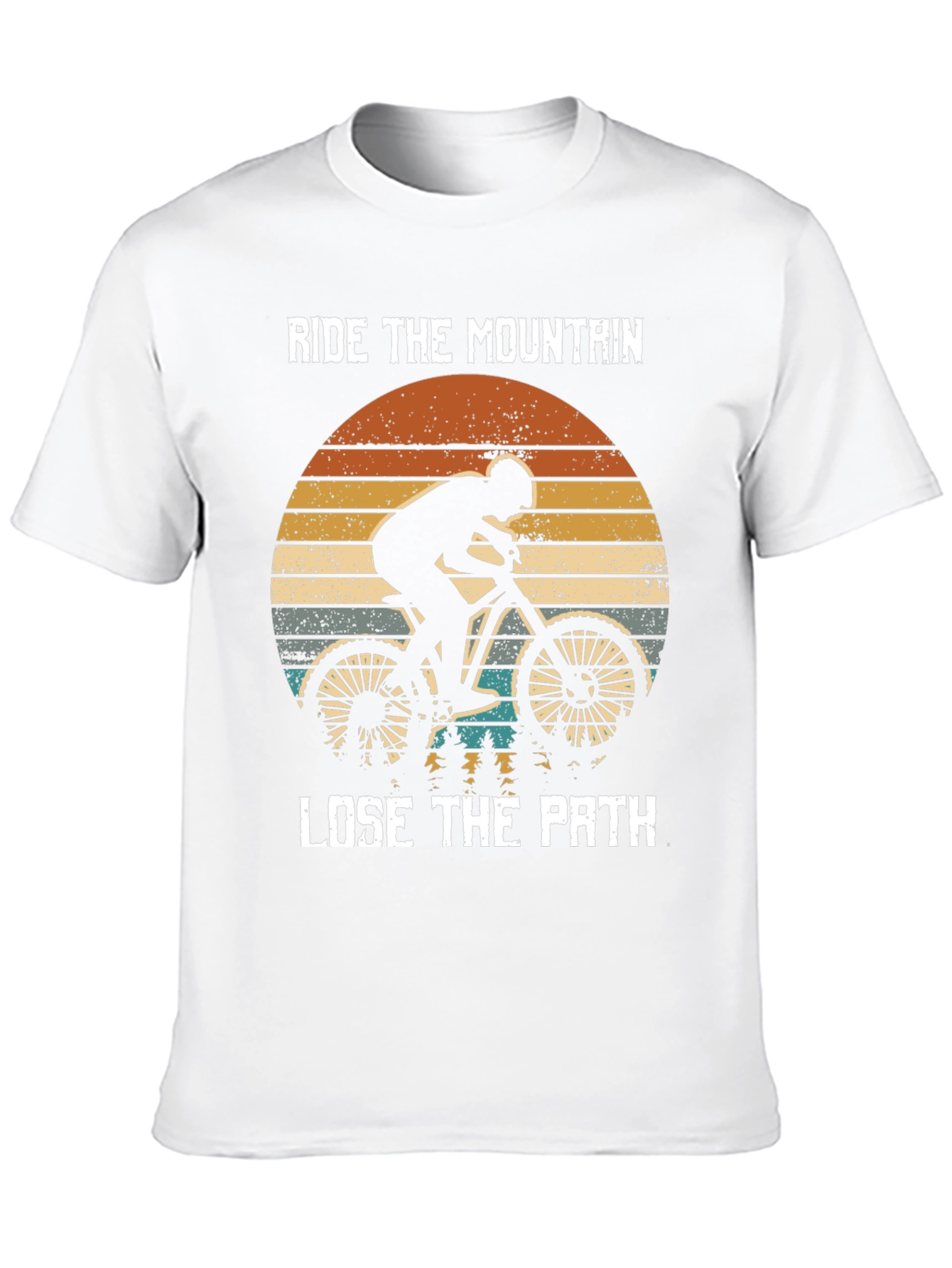 Ride the Mountain T-Shirt - Mountain Biker Tee