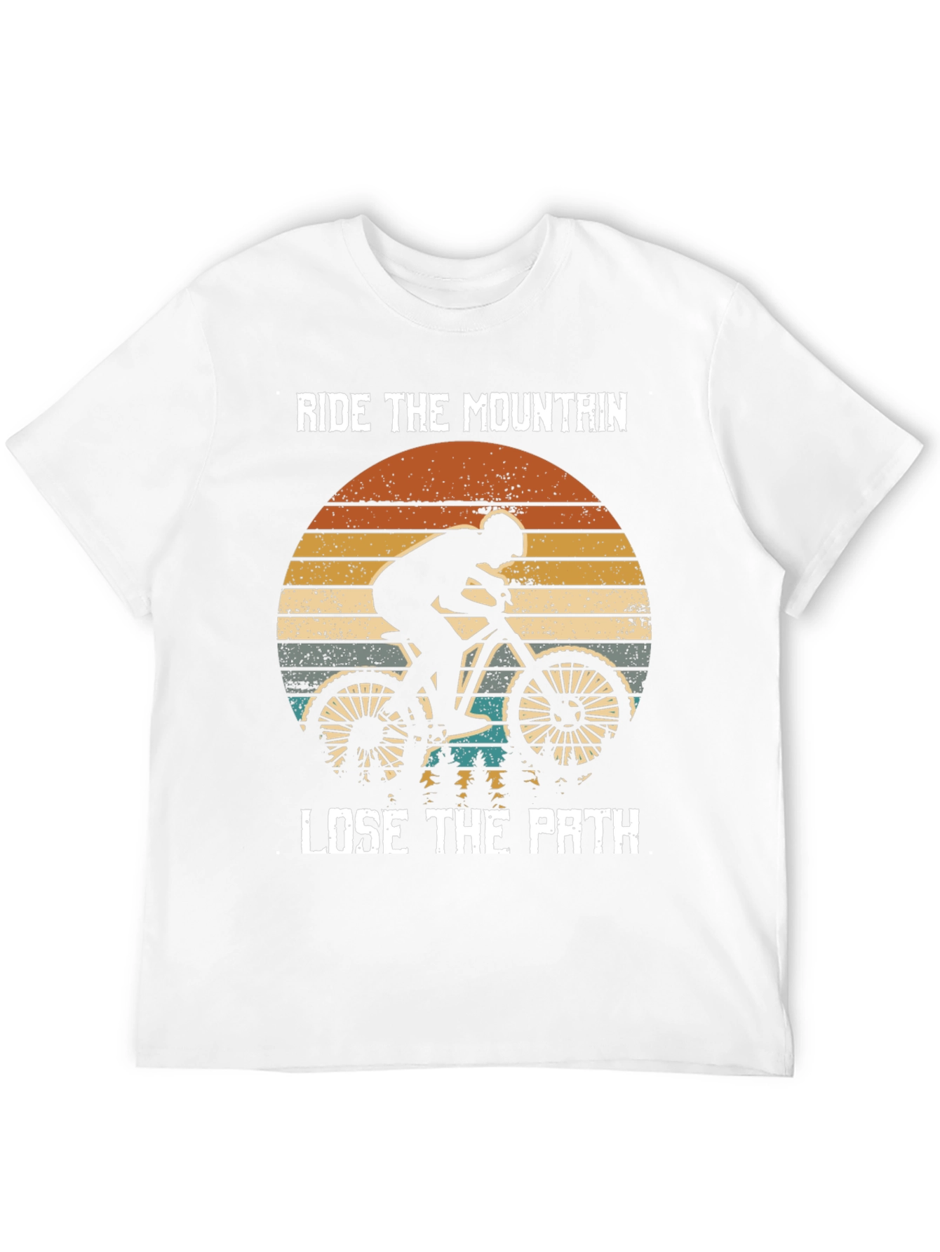 Ride the Mountain T-Shirt - Mountain Biker Tee
