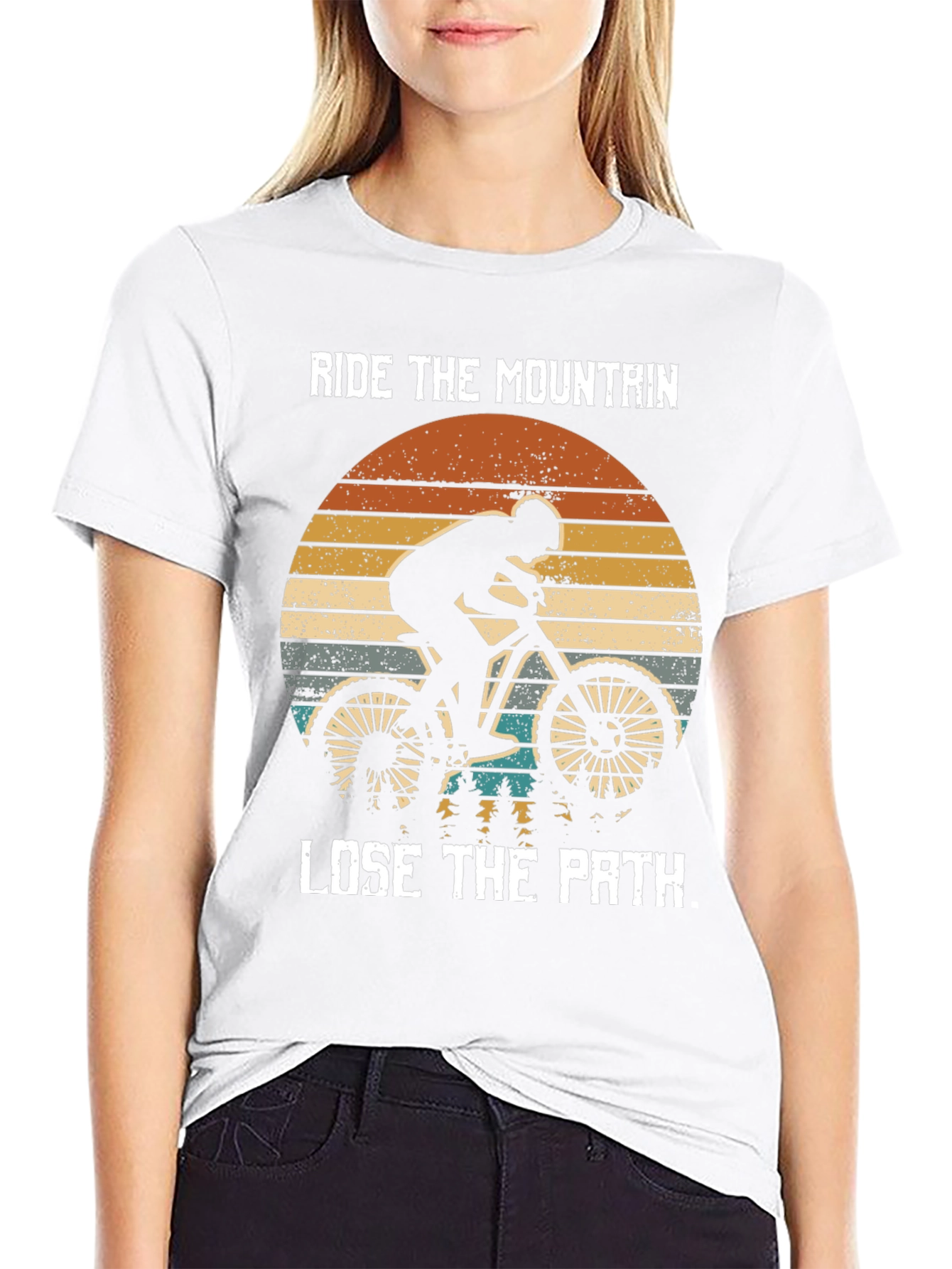 Ride the Mountain T-Shirt - Mountain Biker Tee