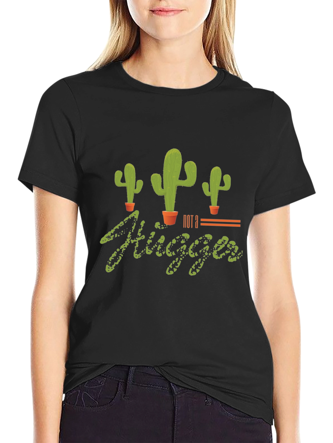 Not A Hugger Cactus T-Shirt - Unisex