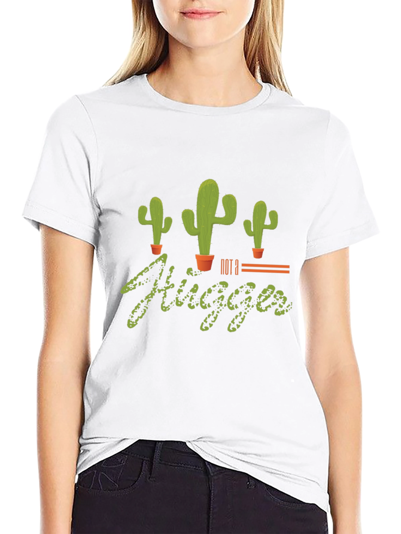 Not A Hugger Cactus T-Shirt - Unisex