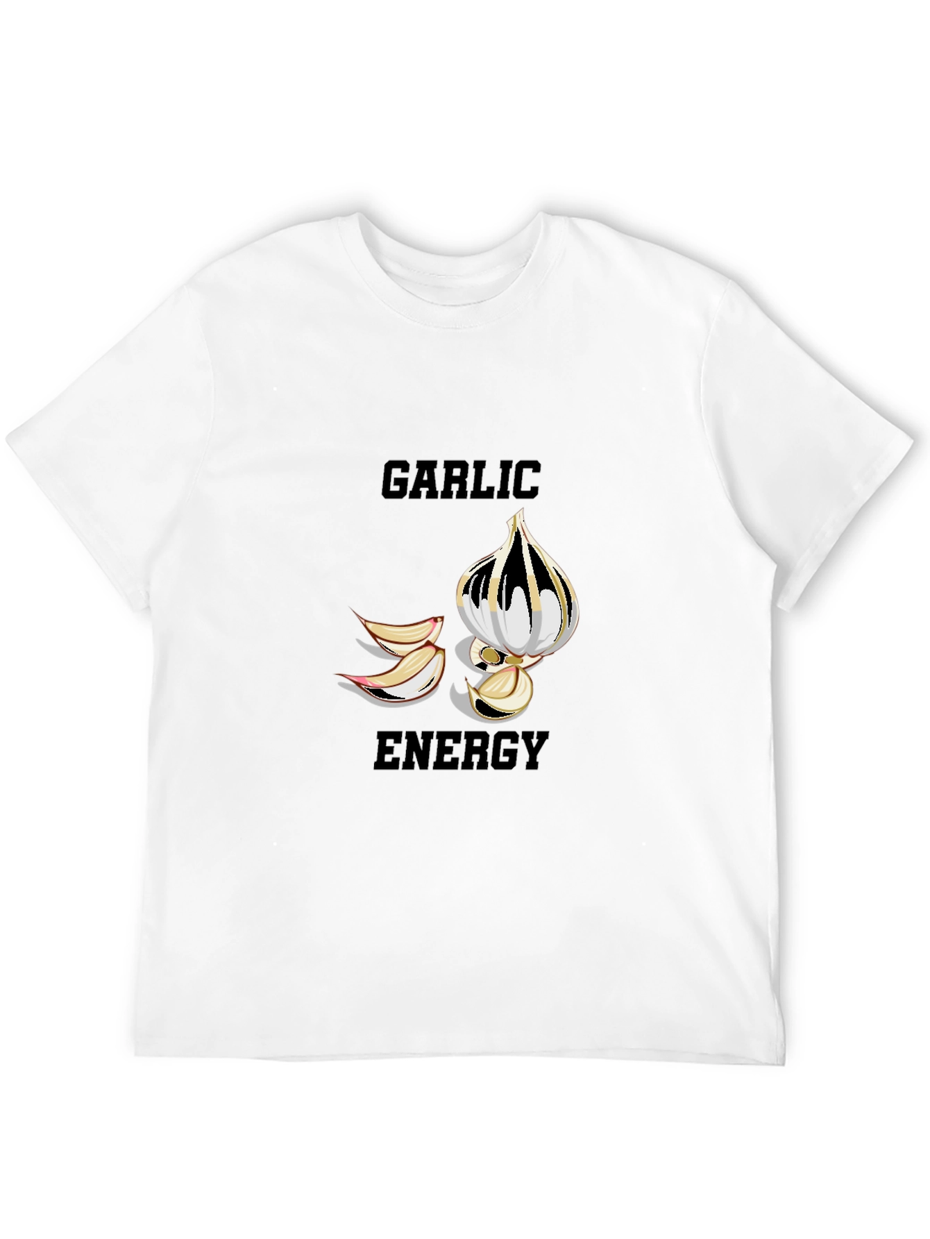 Garlic Energy T-Shirt - Funny Foodie Tee