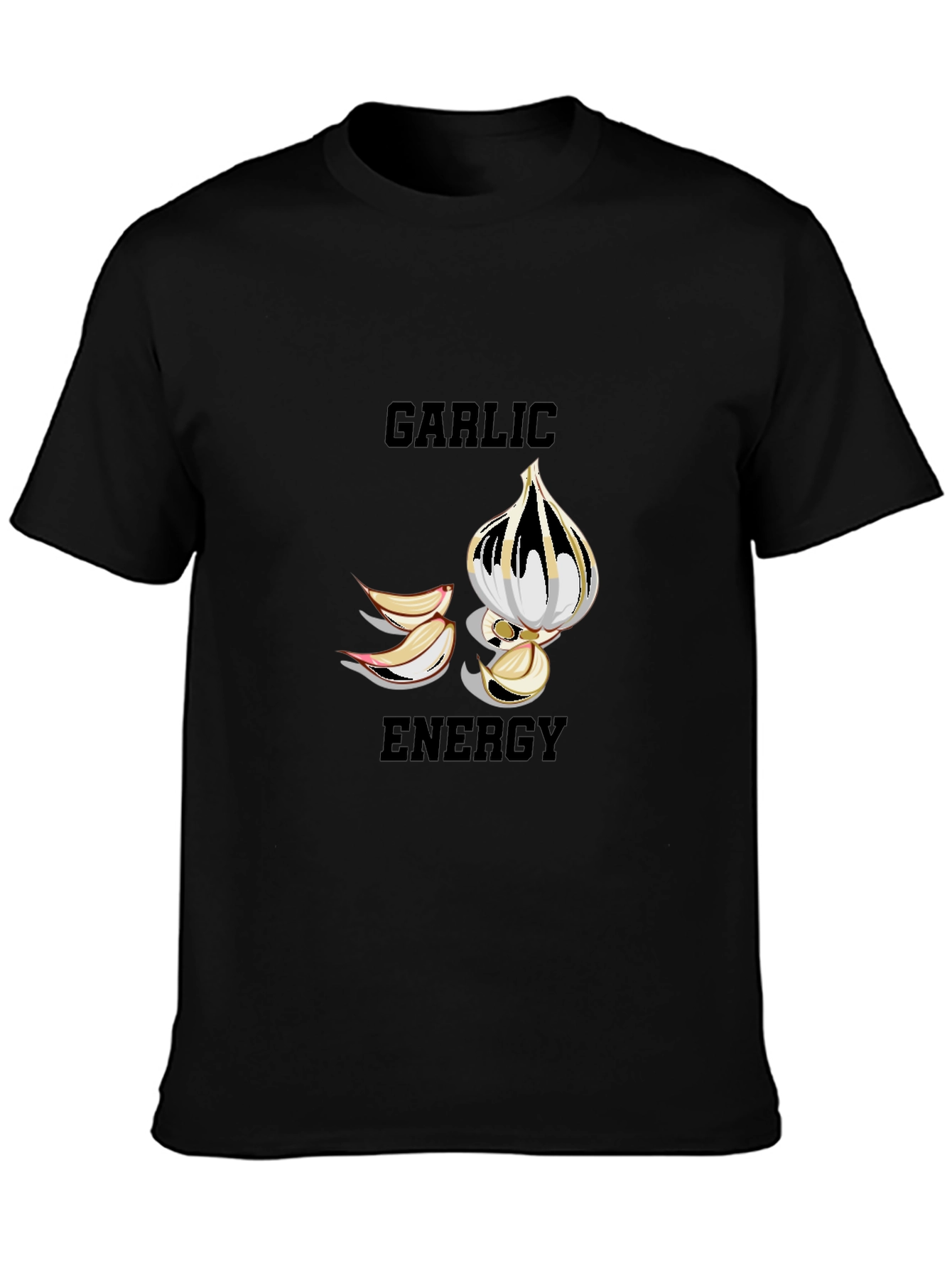Garlic Energy T-Shirt - Funny Foodie Tee