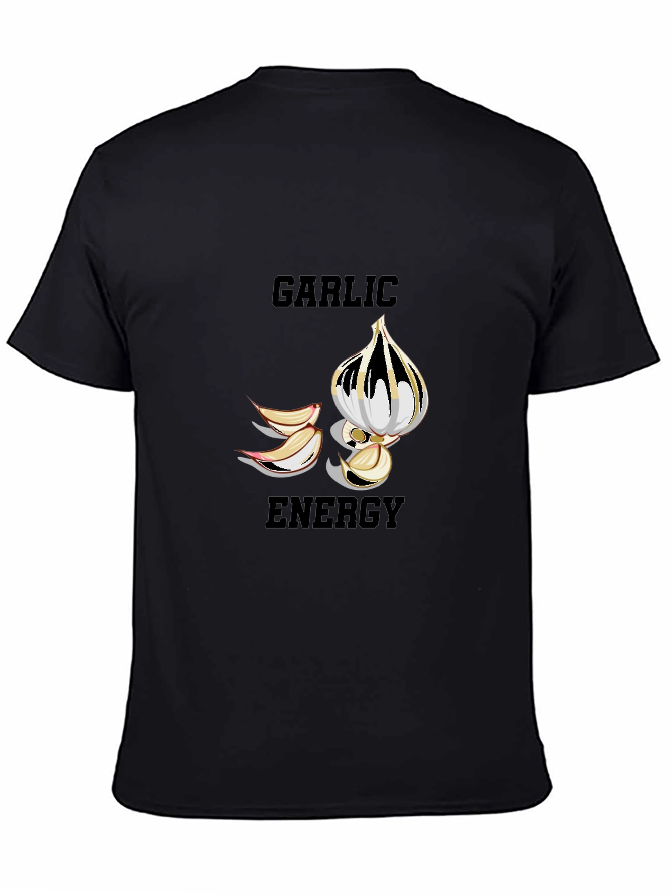 Garlic Energy T-Shirt - Funny Foodie Tee