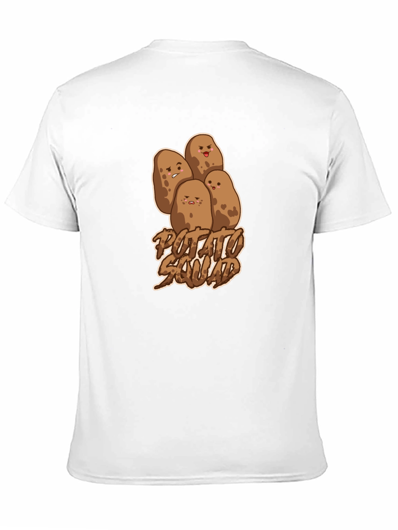 Potato Squad Graphic T-Shirt - Unisex Black Tee