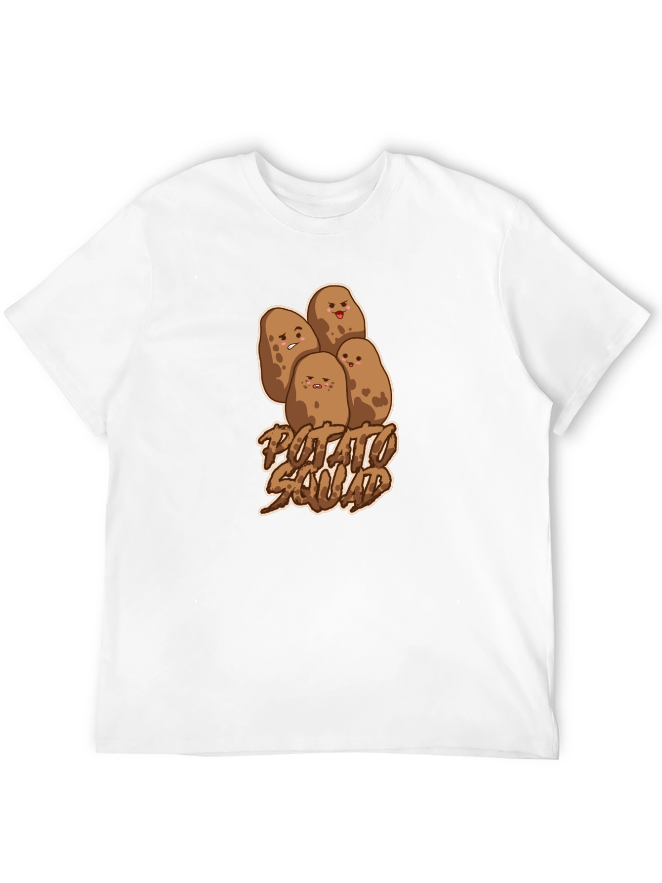 Potato Squad Graphic T-Shirt - Unisex Black Tee