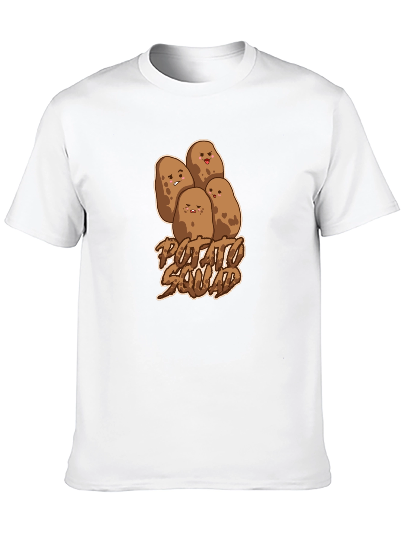 Potato Squad Graphic T-Shirt - Unisex Black Tee