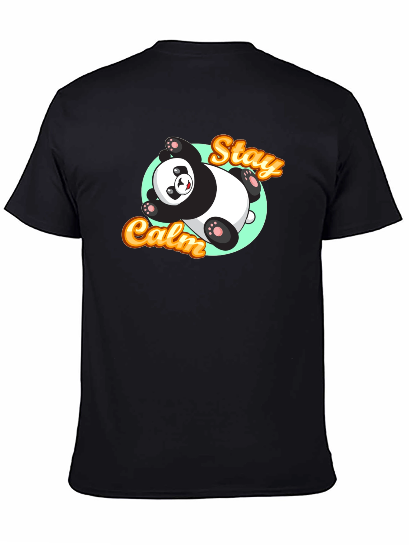 Stay Calm Panda T-Shirt - Relaxed Graphic Tee