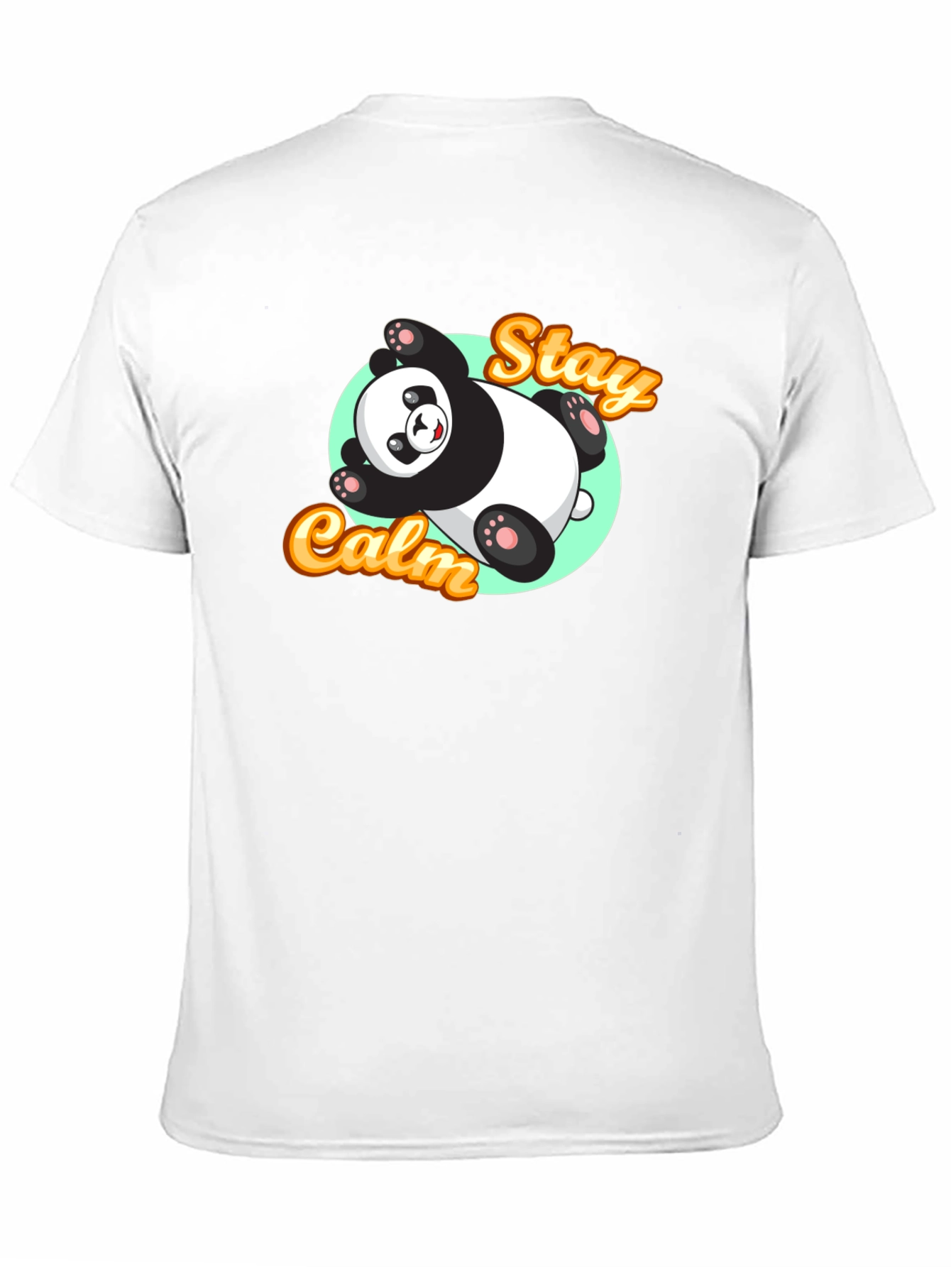 Stay Calm Panda T-Shirt - Relaxed Graphic Tee