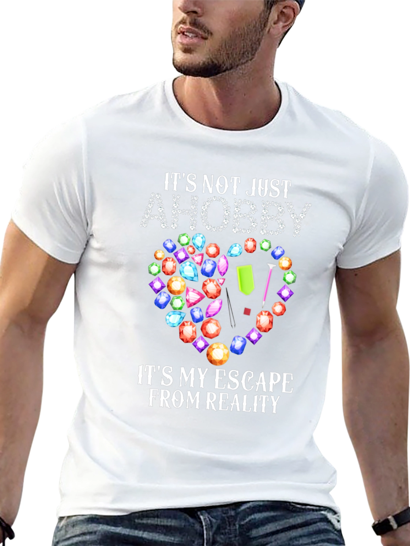 Diamond Art Hobby T-Shirt - Escape Reality in Style!