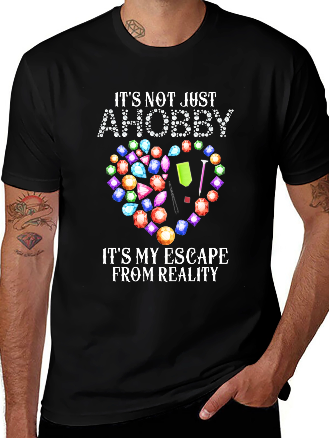 Diamond Art Hobby T-Shirt - Escape Reality in Style!
